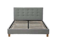 Regency Bed Frame Linen Grey