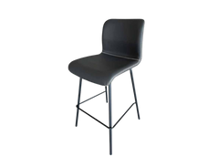 Retro Bar Stool Dark Grey