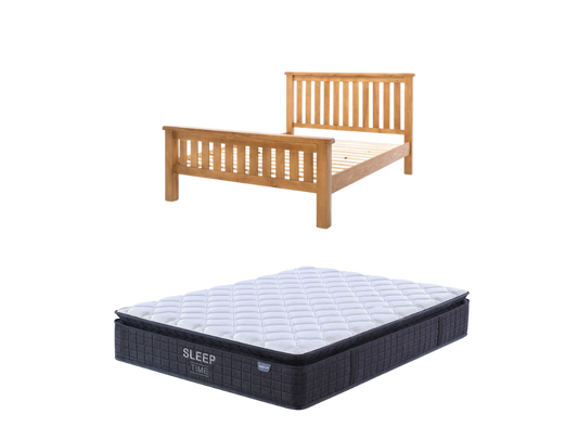 Richard Bed Frame + SleepTime Medium Mattress