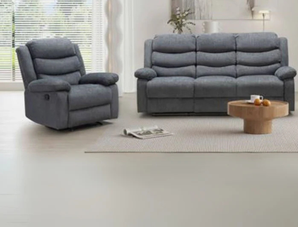 Royal Bliss Recliner Suite - Smoke