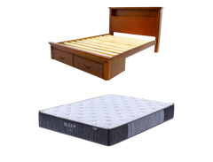 Serena Bed Frame + SleepTime X-Firm Mattress