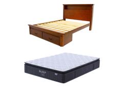 Serena Bed Frame + SleepTime Medium Mattress