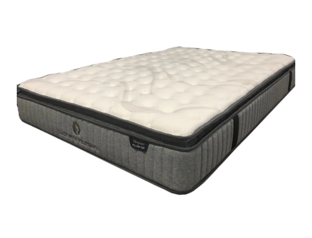 Richard Bed Frame + SleepMax Pocket Pillow Top Mattress