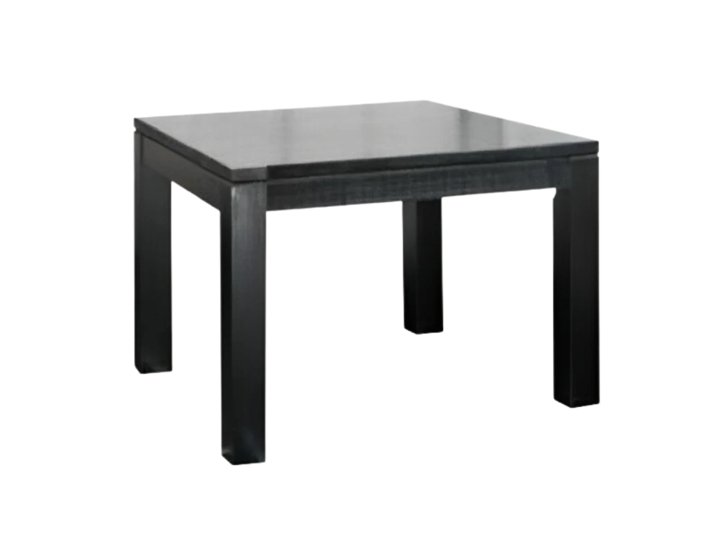 Solid Wood Dining Table Black