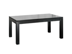 Solid Wood Dining Table Black