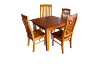 Solid Wood Dining Suite Pine - Detail View | Furniture World NZ