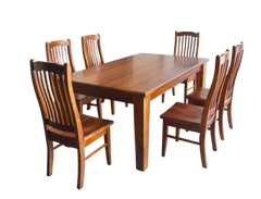 Solid Wood Dining Suite Pine