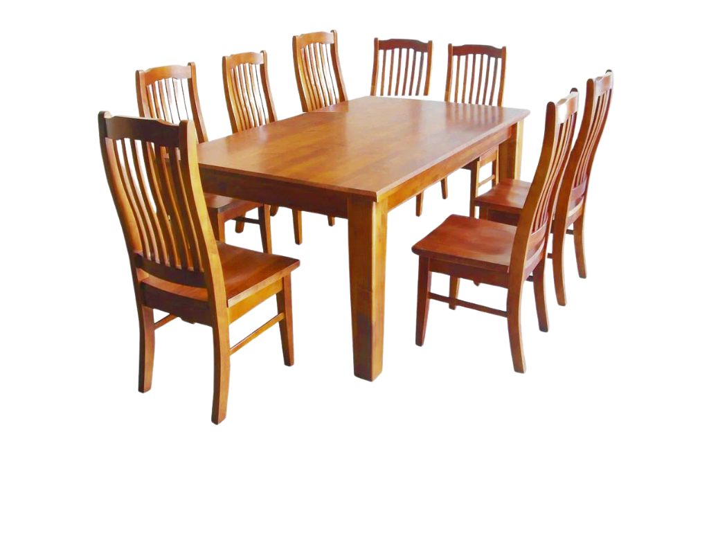 Solid Wood Dining Suite Pine