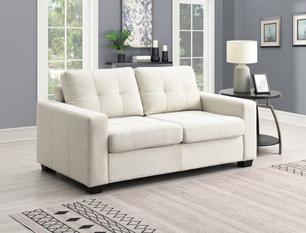 Space-Saving 2 Seater Sofa Bed - Side View | Furniture World NZ