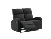 SupreCoz 2RR Recliner Black - Detail View | Furniture World NZ