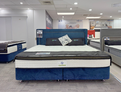 OptiNap Mattress + NZ Made Posturemax Bed Base Cali King  - floor Model