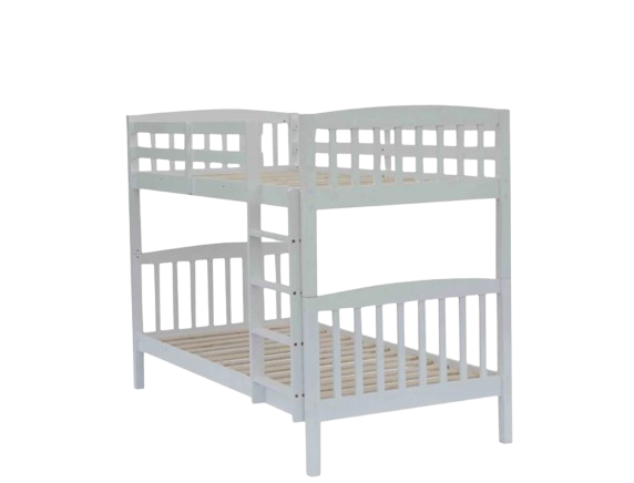 Unity Bunk (S+S)White (with Mattress)