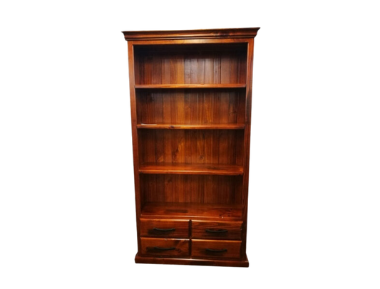 Natural Wooden Bookcase 1500*280*920 (KD Set)