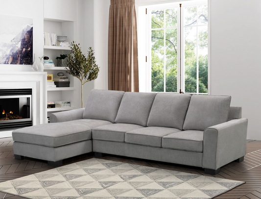 Trendi 4 Seater Corner Chaise Mid Grey