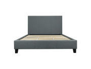 Sleeptime Bed Frame Linen Grey + SleepTime Medium Mattress Queen - Image 4 | Furniture World NZ