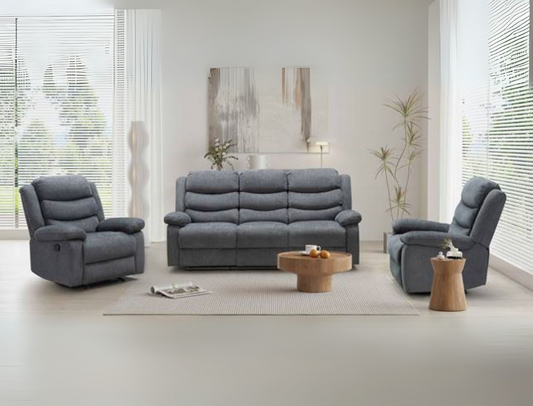 Royal Bliss Recliner Suite - Smoke