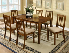 Artisan 1.5M Dining Set 7 Pcs Oak Pattern