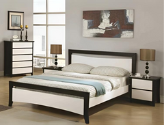 Maverick 5 Pcs Bedroom Suite (Black/White)