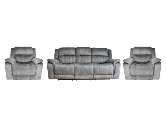 Grandeur Fabric 3RR + R + R Recliner Suite