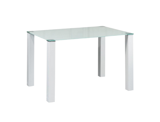 Clarity 1.2M Glass Dining Table