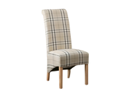 The Grand Checkered Chairs 2 Pcs Set - Image 4 | Furniture World NZ