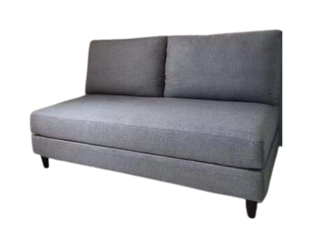 Versatile 2 Seater Fabric Sofa Grey