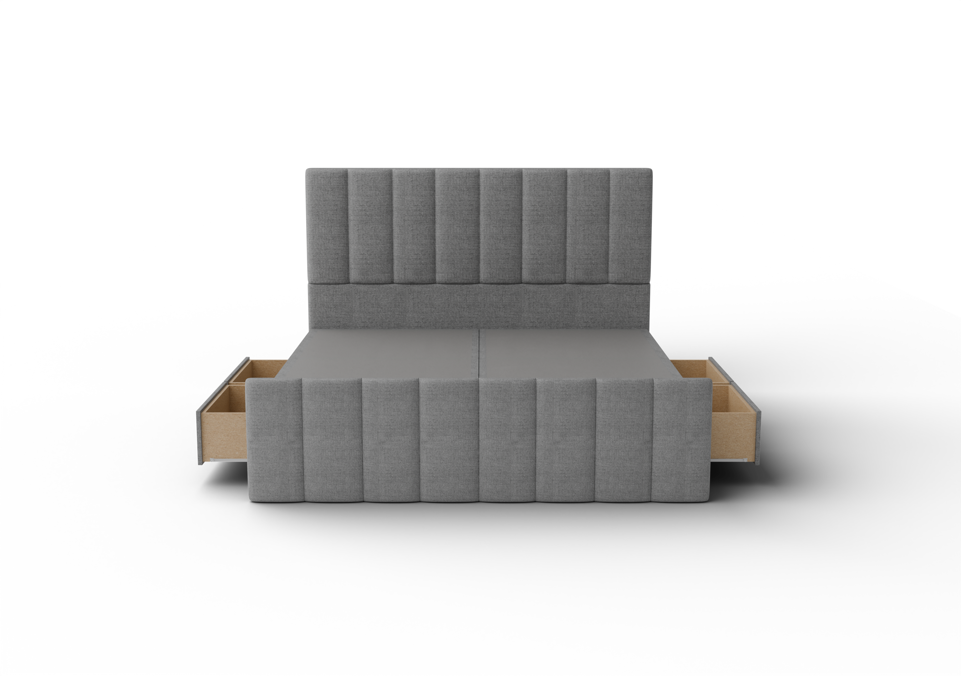 NZ Made Wave Bed Frame With Drawers