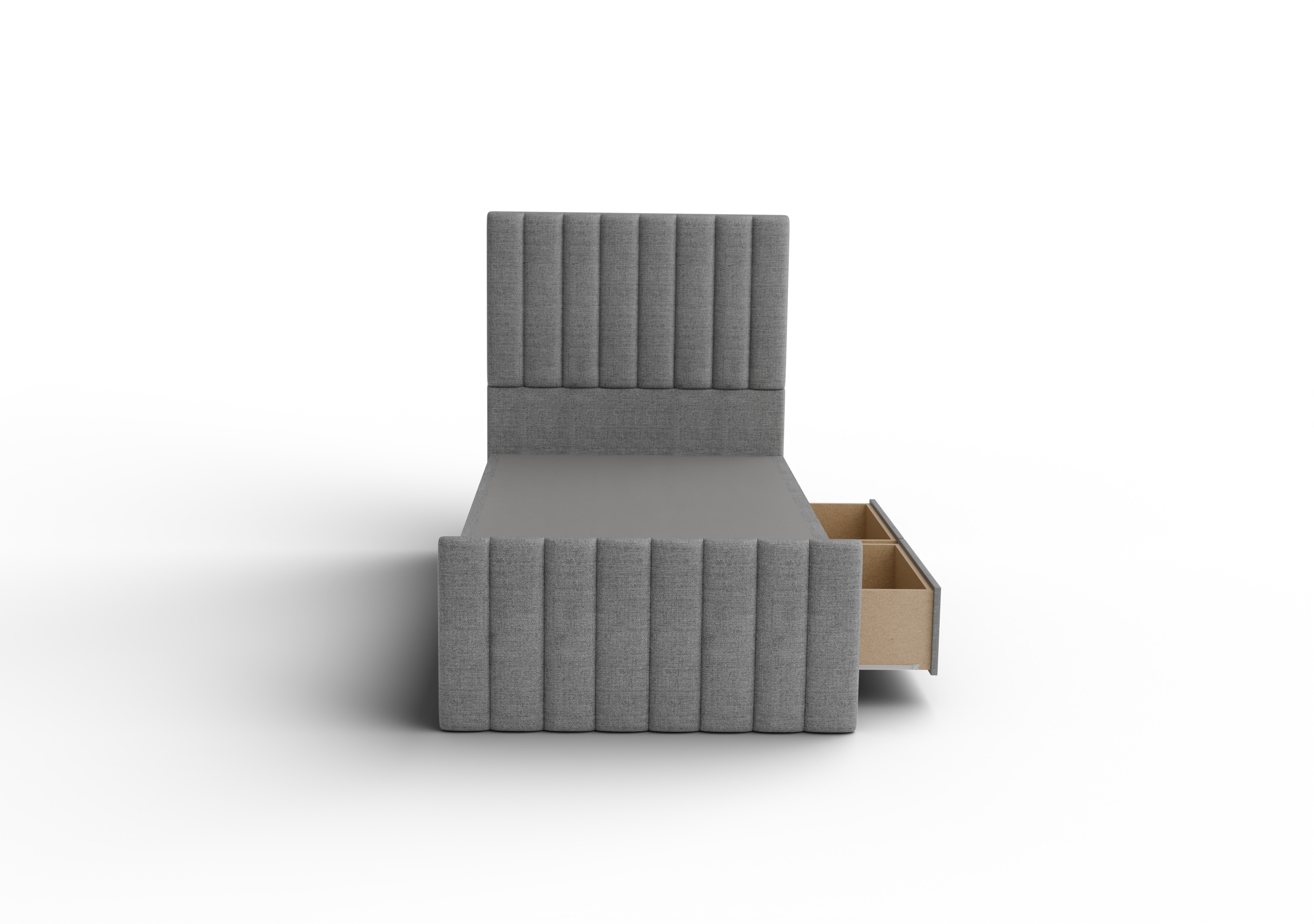 NZ Made Wave Bed Frame With Drawers