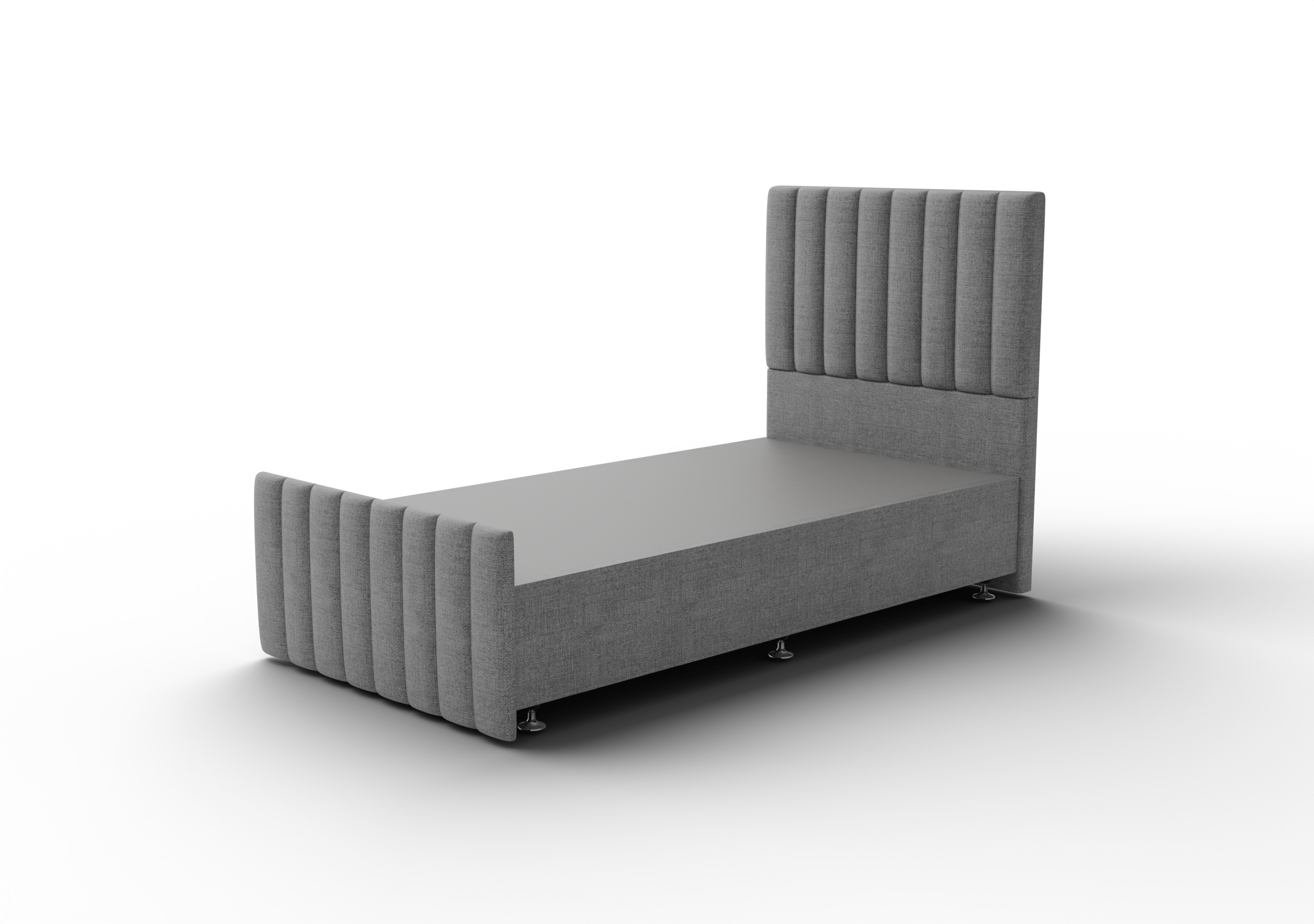 NZ Made Wave Bed Frame With Drawers