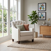 SleekStyle Accent Chair - lifestyle