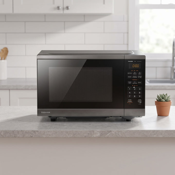 Toshiba 32L Flatbed Microwave ML3-EM32PFI(BS) lifestyle