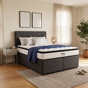 NZ Made SleepVault Storage Bed with Headboard - lifestyle