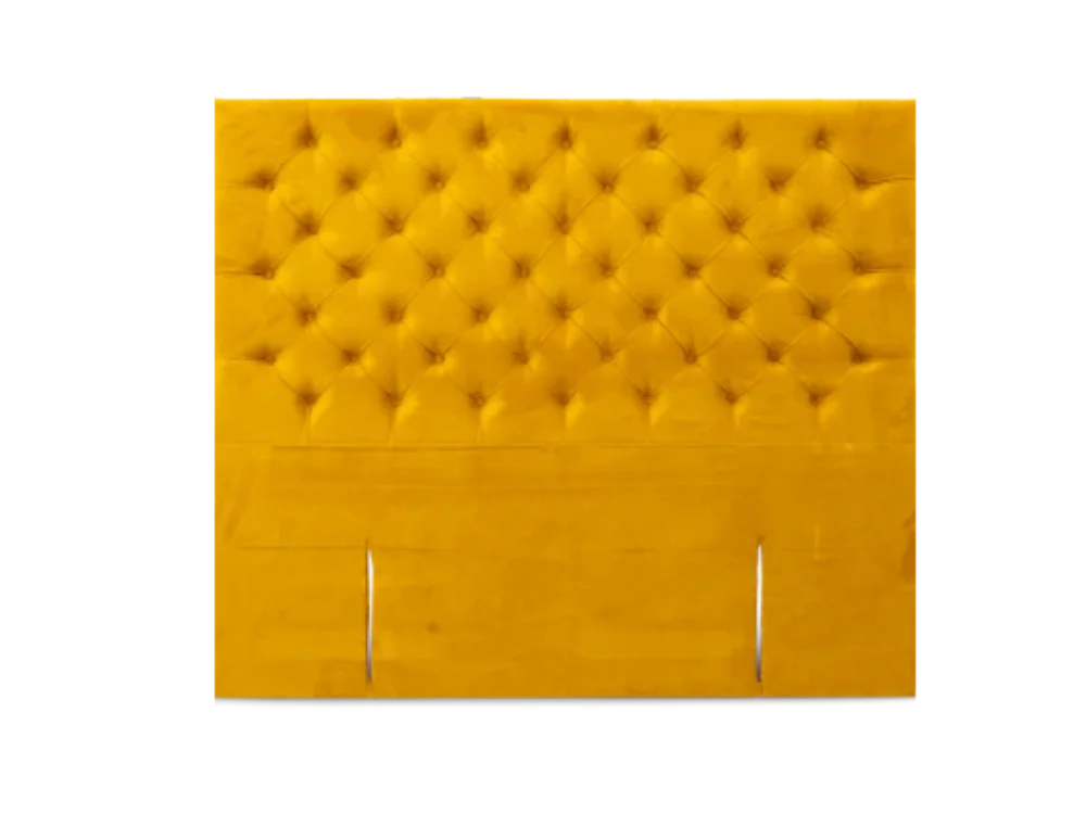 Athens Tufted Square Headboard Turmeric