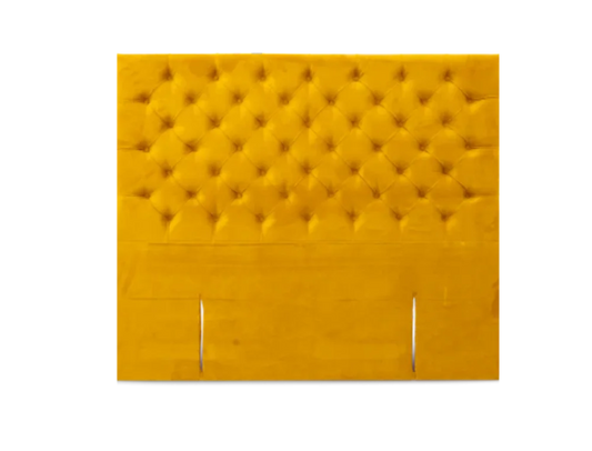 Athens Tufted Square Headboard Turmeric