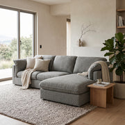 Avion 3 Seater Chaise Sofa – Licorice | Furniture World NZ