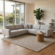 Avion 5 Seater Modular Glamour Sofa – Frost | Furniture World NZ