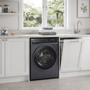 Toshiba T15 9kg Front Load Washing Machine Grey lifestyle