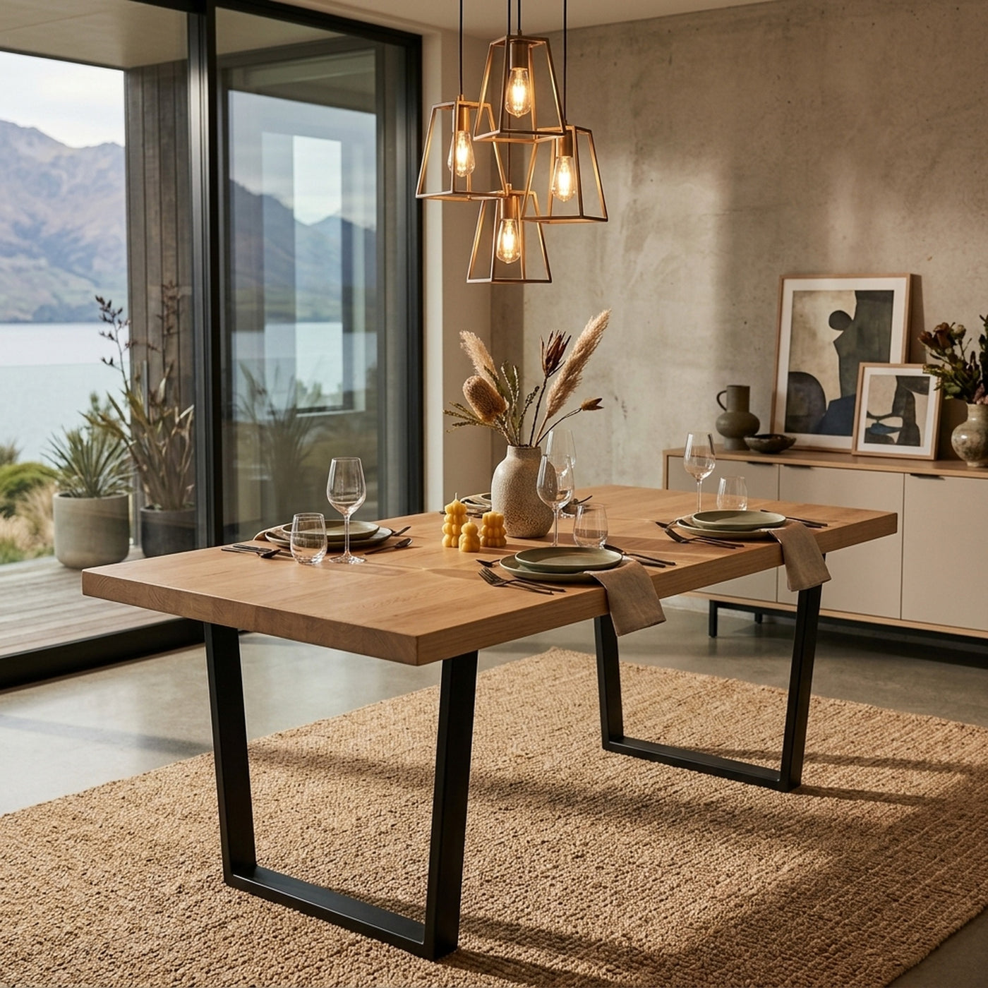 Graincraft Dining Table (1600*800 MM) - lifestyle