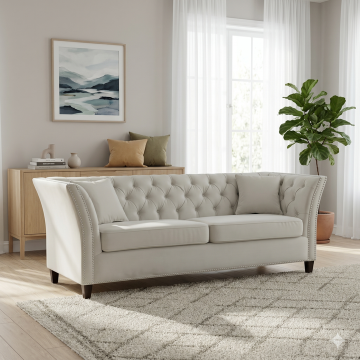 Spacious 3 Seater Sofa - lifestyle