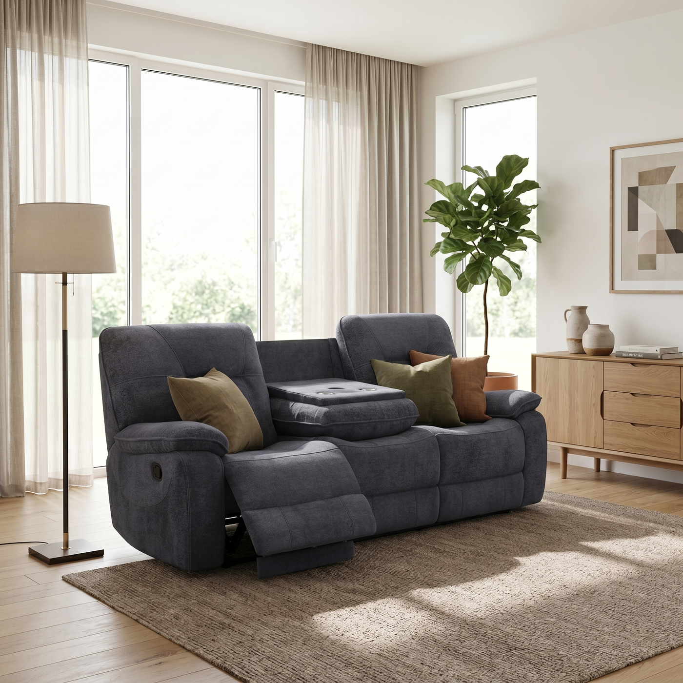 Nova Recliner 3 Seater - lifestyle