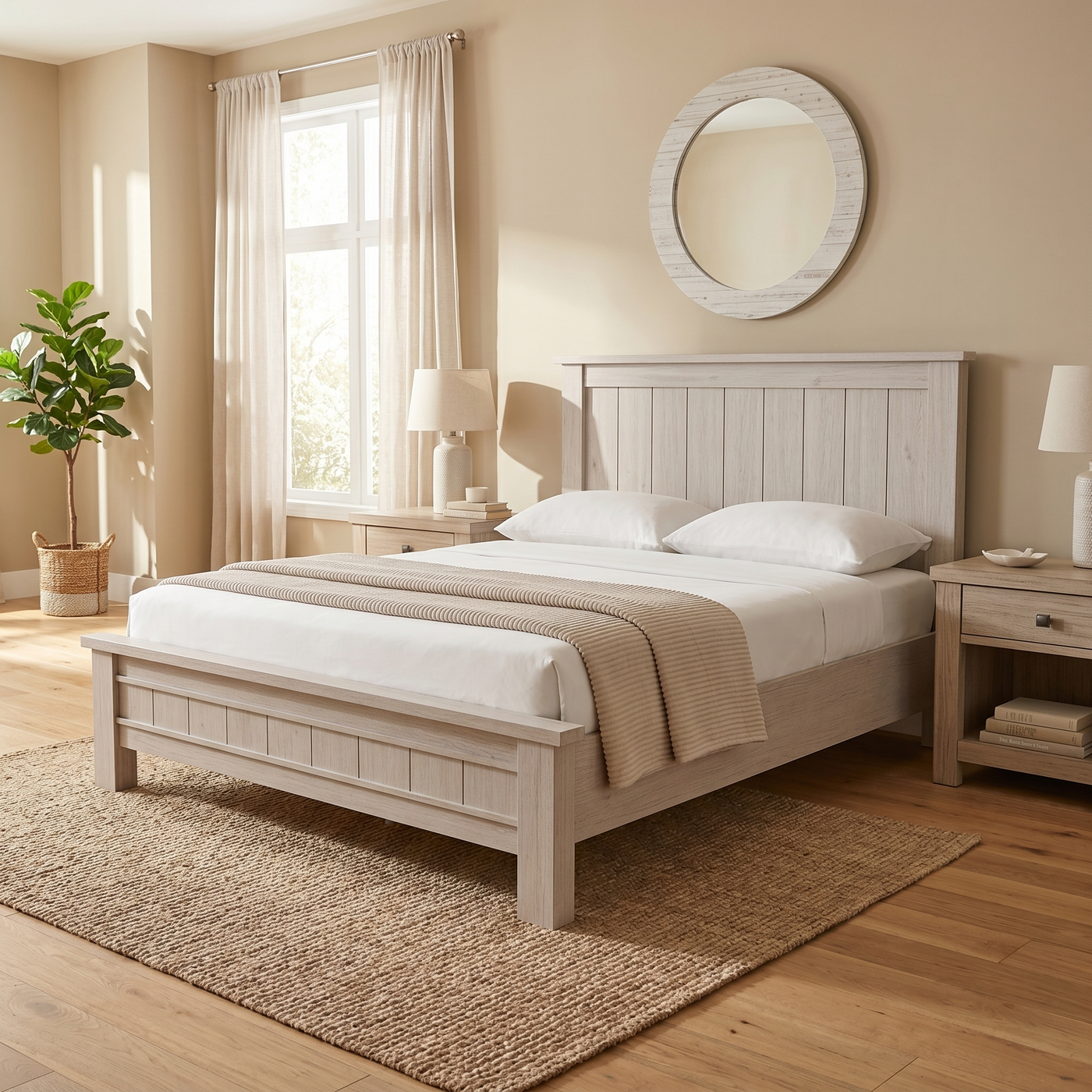 Tokyo Bed Frame + SleepTime Pocket Pillowtop Mattress - lifestyle
