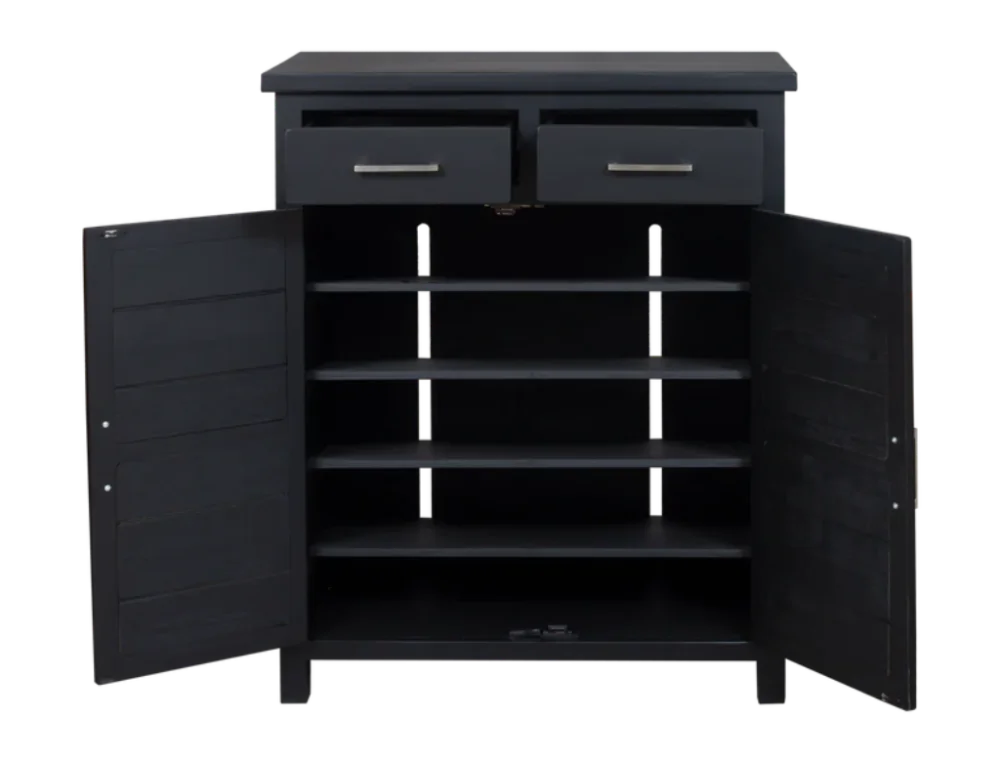 Bella Shoe Cabinet - Black Colour