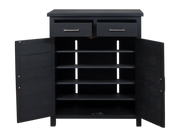 Bella Shoe Cabinet - Black Colour