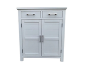 Bella Shoe Cabinet - White Colour