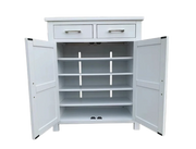 Bella Shoe Cabinet - White Colour