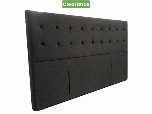 Boston Headboard  King Single/ Charcoal. - alternate view