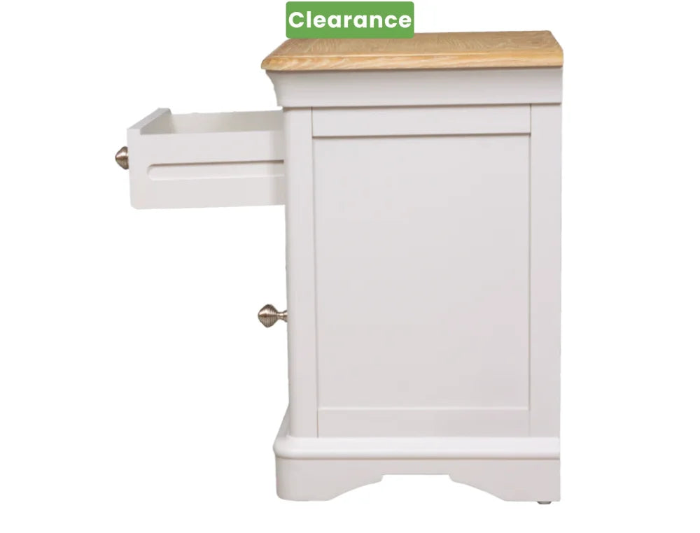 Brighton Bedside Table 1 Drw Left Door