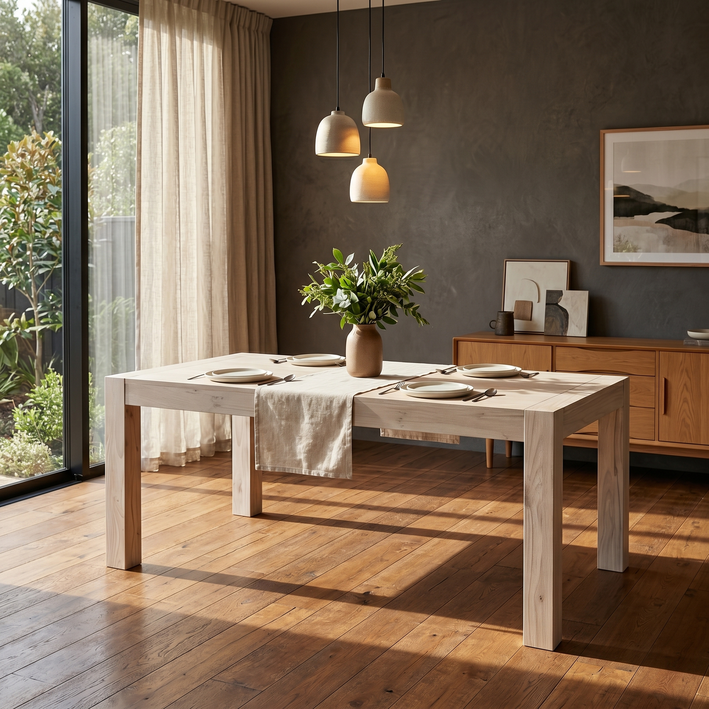 Signature 1.8m Dining Table - lifestyle