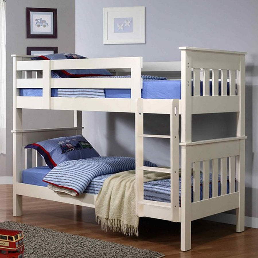 New England Bunk Bed Frame — King Single [Furntech SKU: BF3009-KSB]