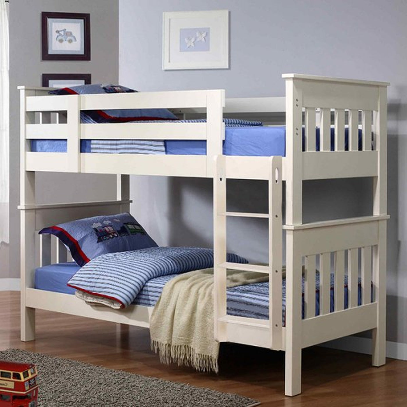New England Bunk Bed Frame — King Single [Furntech SKU: BF3009-KSB]